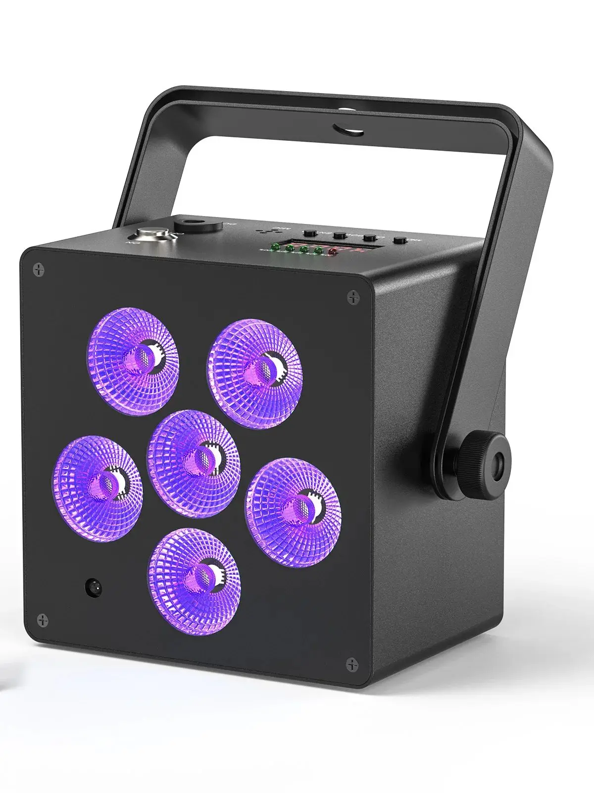 U'king 4pcs 50w led highlight par light 6x6w 6 in 1 rgbwauv bühnen licht dmx512 fernbedienung dj disco party bühnen effekt lampe
