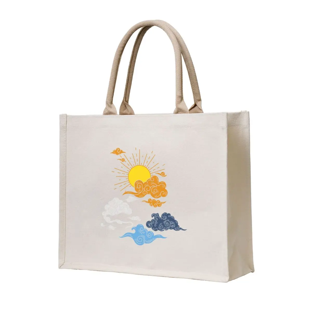

Aro Ace Sun and Clouds. Aroace Pride Tote Bag Canvas bag for women bags for women foldable reusable bag Canvas shoulder
