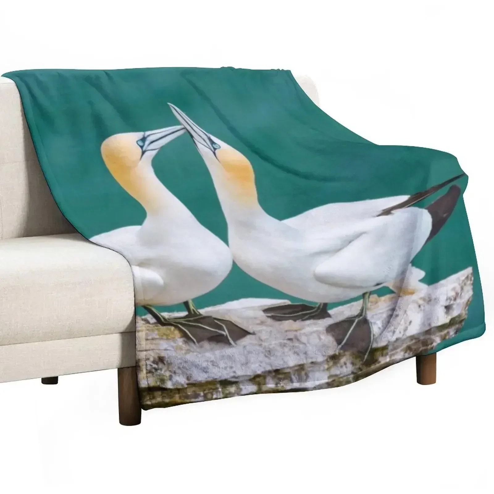 New Bonding Gannets Throw Blanket Loose Nap Picnic Plaid on the sofa for babies For Sofa Thin Blankets