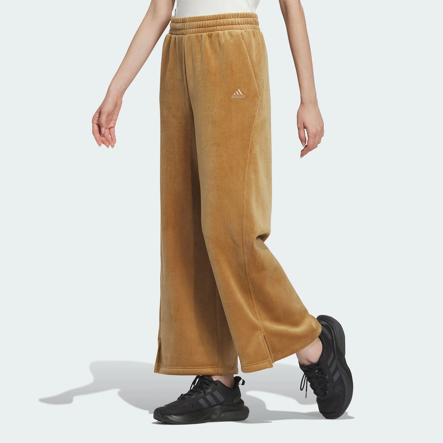 

Adidas genuine 2024 New Women's Velvet Sport Casual Pants JJ1125