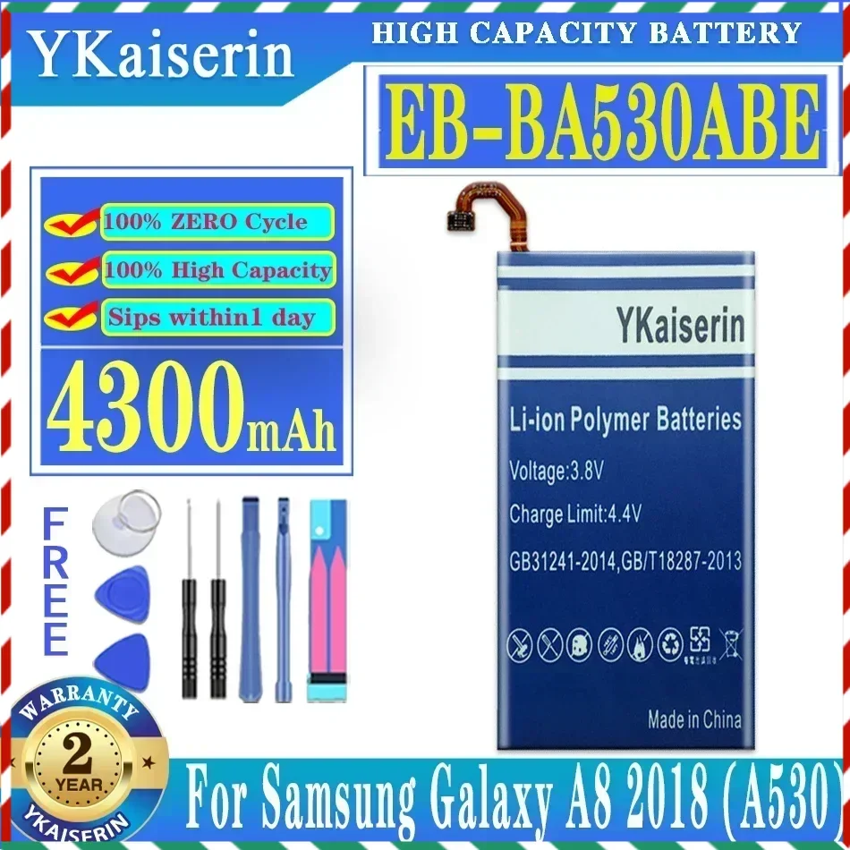 

EB-BA530ABE 4300mAh батарея для Samsung Galaxy A8 2018 A530 SM-A530 A530F A530K/L/S/W A530N/DS батареи + Инструменты