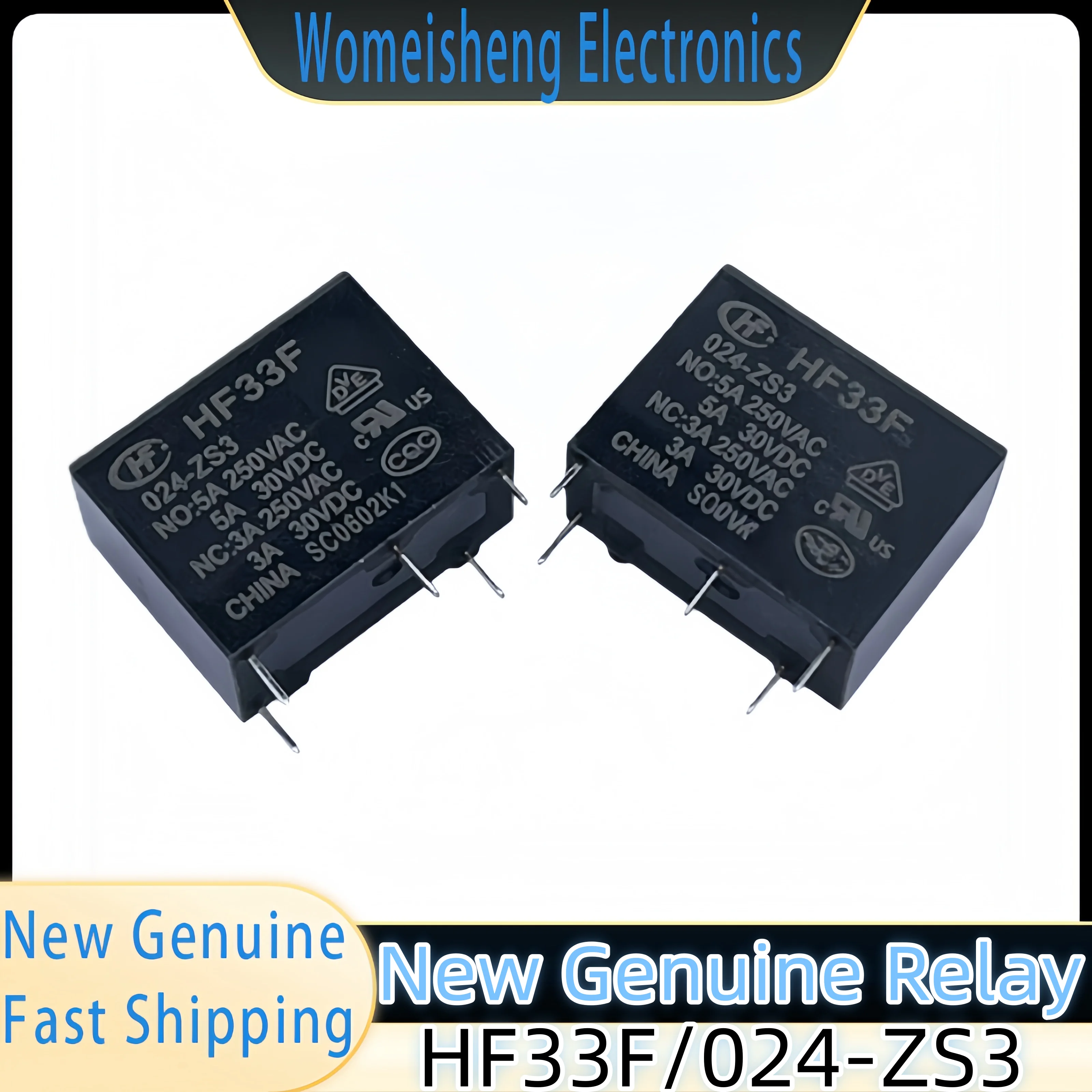 

Новое оригинальное реле HF33F/024-ZS3 24 В HF33F/012-ZSHF33F/012-HS3 024-HS3