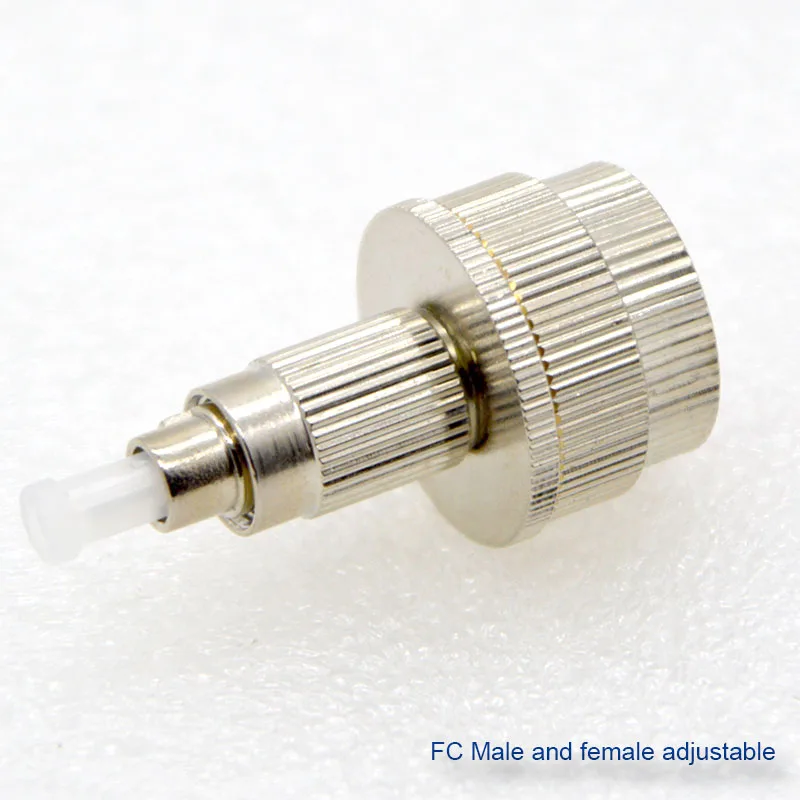 Attenuatore ottico meccanico variabile, 1-30 dB regolabile, 1310/1550 nm con adattatore flangiato FC/SC/LC/ST/SMAConnector Miglior prezzo