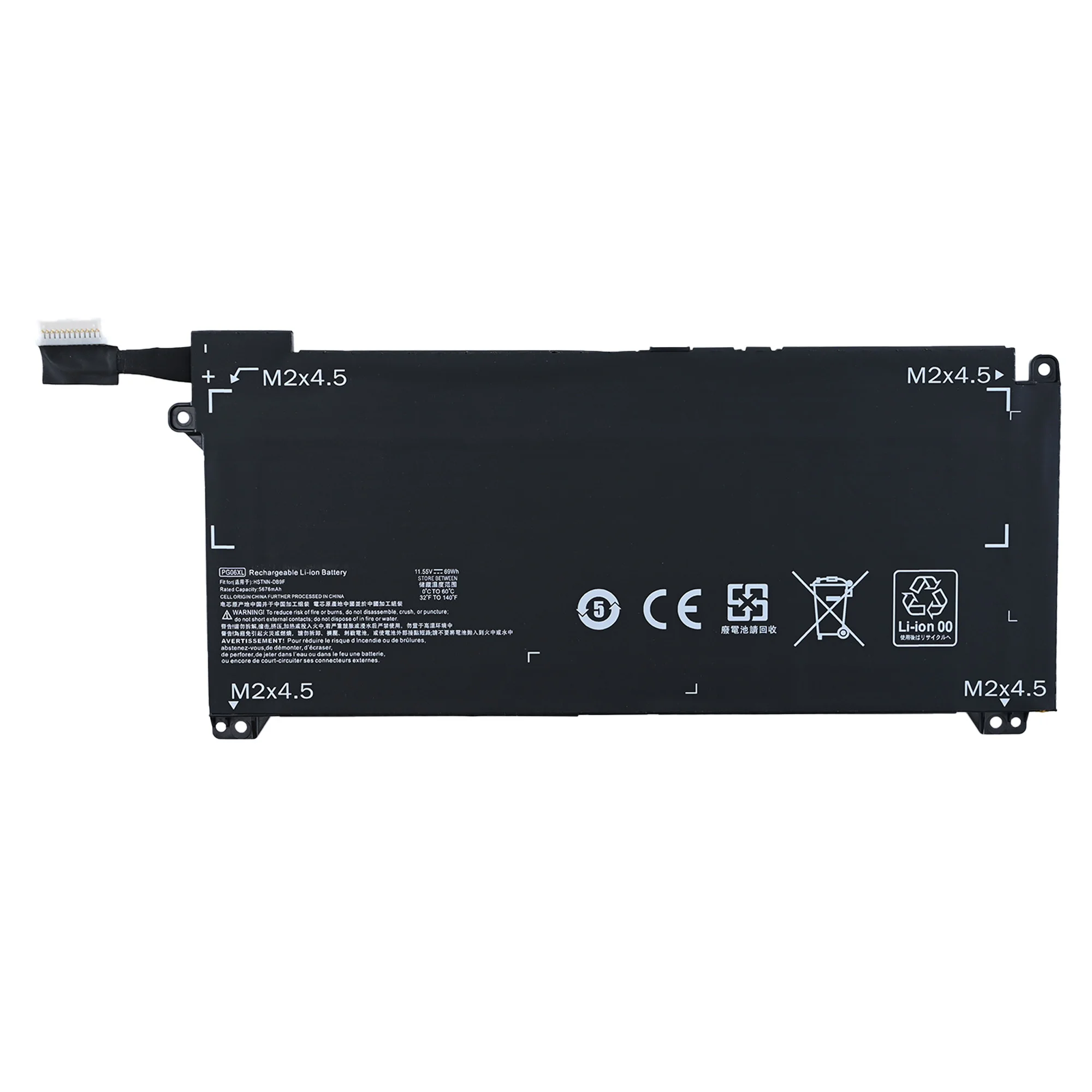 PG06XL New For HP Omen 15-DH000 15T-DH000 Rechargeable Li-ion Laptop Battery HSTNN-DB9F L48431-2C1 L48497-005 2-Year Warranty
