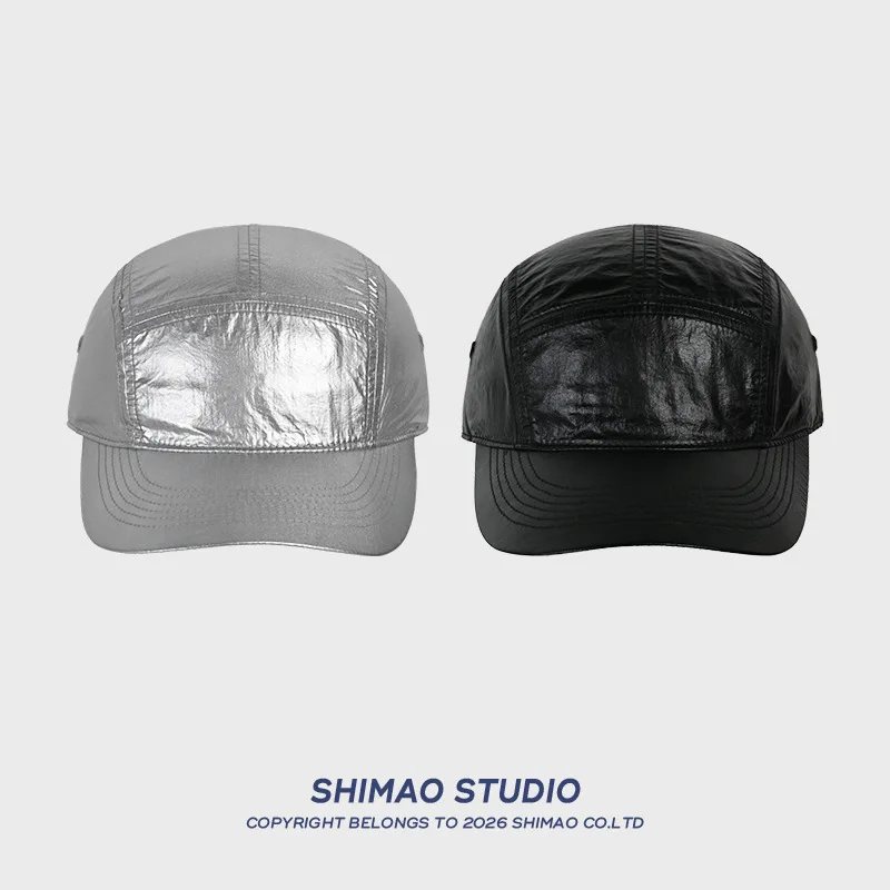 Japanese Quick-drying Reflective Baseball Cap Spring and Summer Five-panel Men and Women Breathable Camping Quick-drying Hat