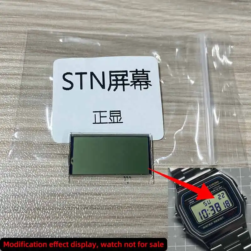 

STN ЖК-дисплей высокой четкости, комплект экрана для часов Casio для F-91W F-105 A158 A159 A168, высококонтрастный дисплей серии