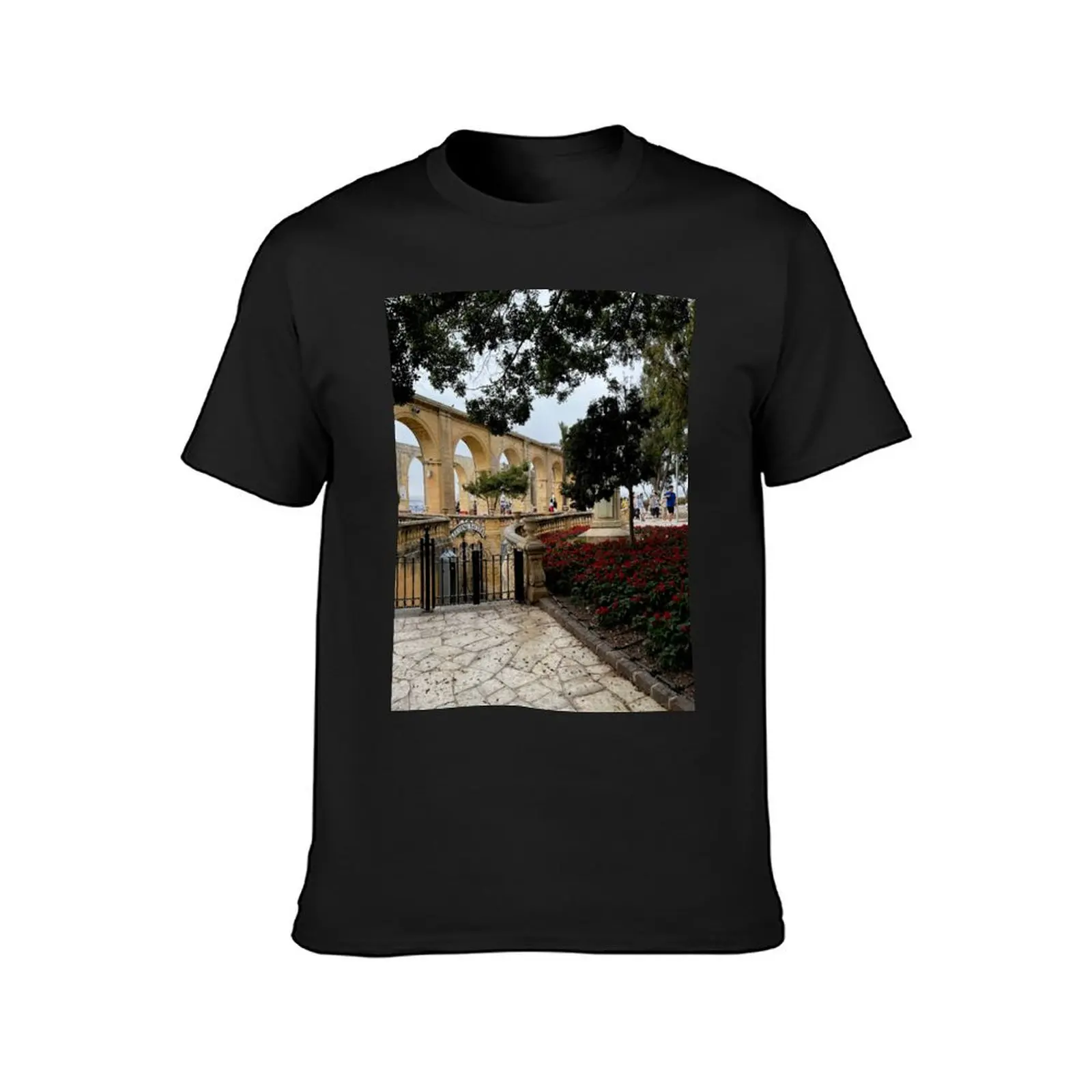 Malta photo aesthetic views T-Shirt customizeds vintage oversized T-shirts for men cotton