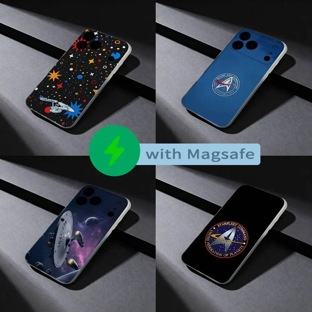 

S-Star T-Trek Space Ships Phone Case For iPhone 17,16,15,14,13,12,X,XS,Pro,Max,Plus,E,Air,Mini with Magsafe Magnetic Frosted