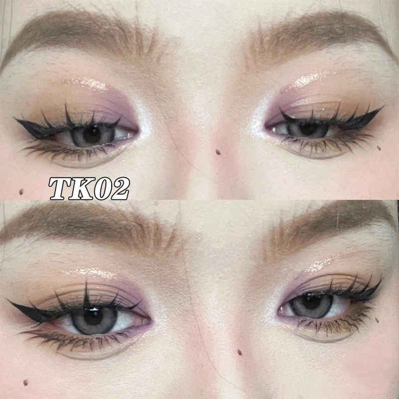 DINGSEN 10 Paar koreanische, dünne, natürliche Wimpern, Manga-Vollstreifen-Wimpern, Make-up für Frauen, Wimpern mit transparentem Band – Detail 10