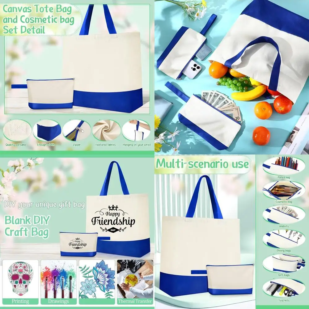 

Оптовые хлопковые сумки-тоут на молнии 18,5 дюймов для многоразовых покупок или рукоделия