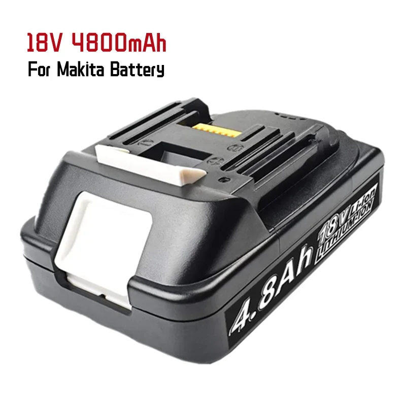 

18 в 4800 мАч LXT литий-ионный аккумулятор для Makita BL1815 BL1830 BL1860 BL1850 BL1840 беспроводной силовой уплотнитель