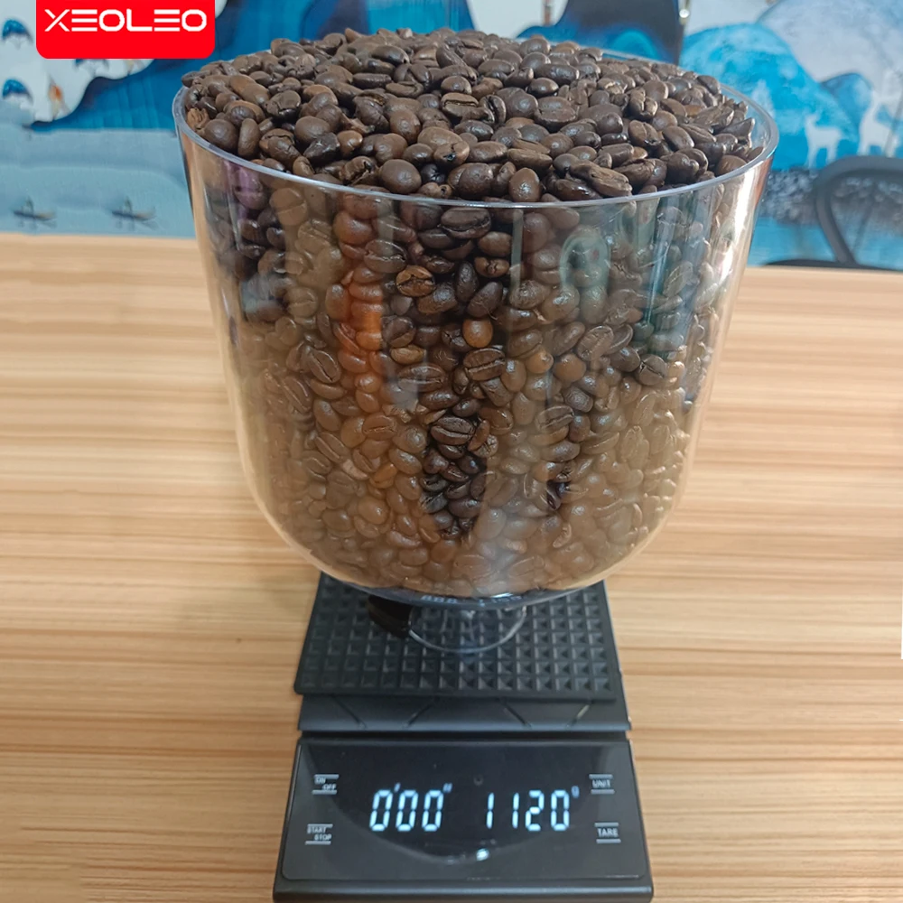 XEOLEO Coffee grinder part 1000g hopper with block function 57mm size big size Coffee hopper