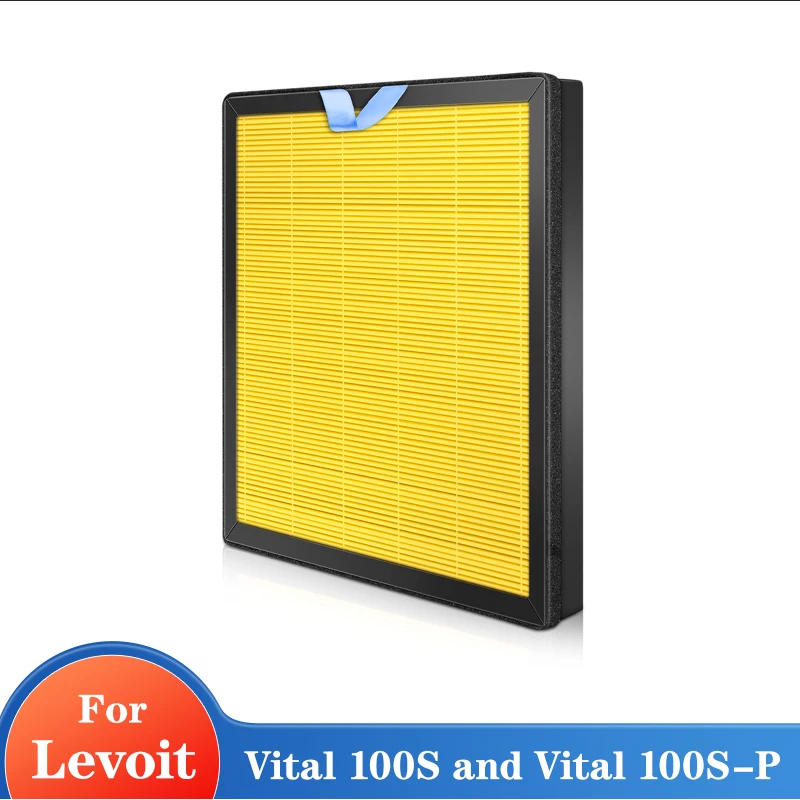 levoit-vital-100s-p空気清浄機用--h13-true-hepa-および活性炭フィルター、vital-100s-p-pet