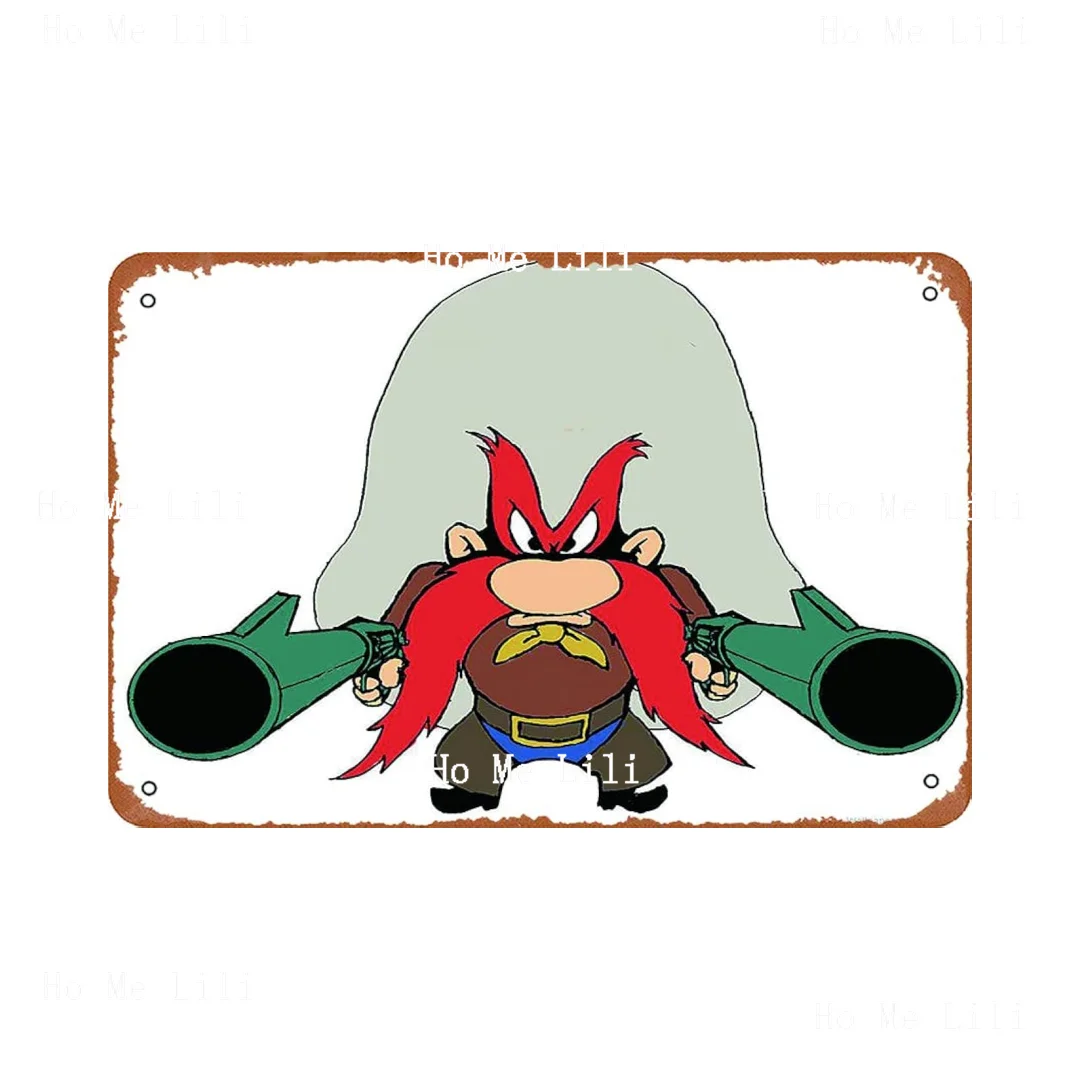 Yosemite Sam Iron In The Transfer Of Rock Posters Of Steve Miller Band Celebrities And Musicians In Ancient Metal Tin Logo