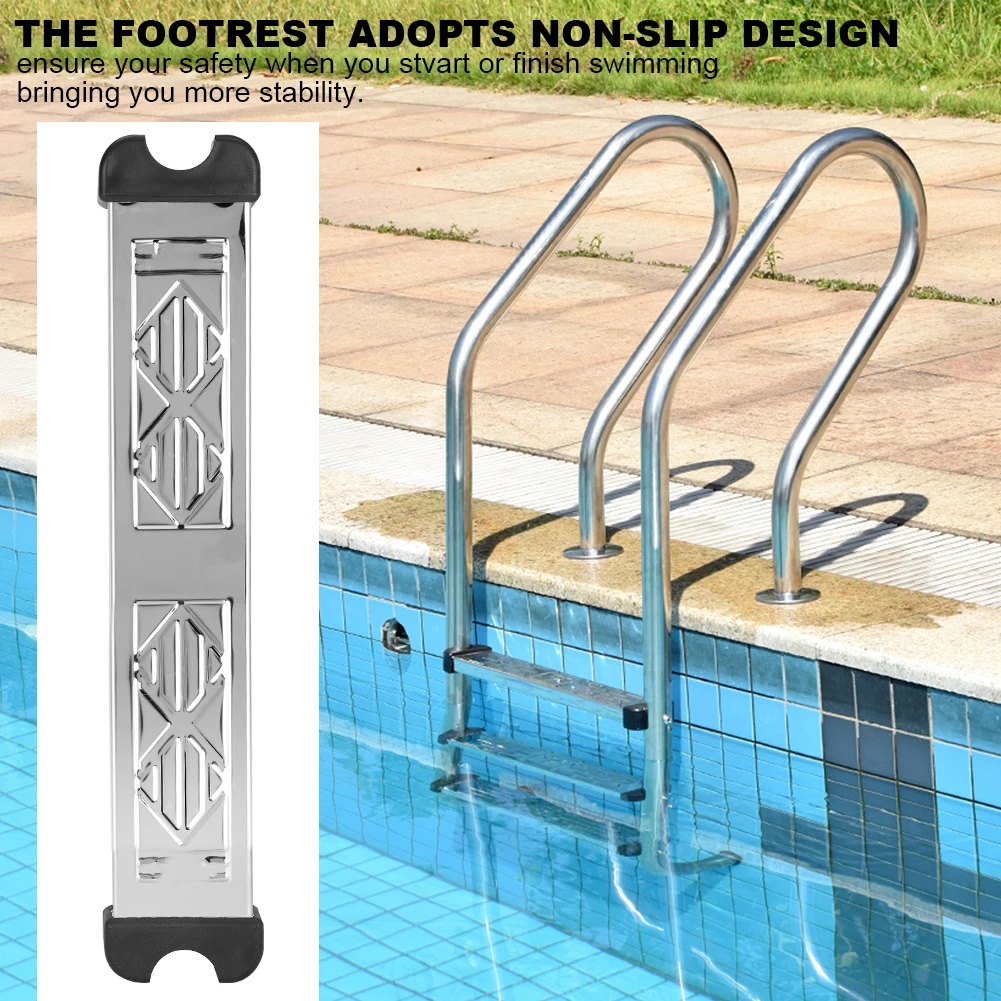 

F2 Swimming Pool Ladder Step 304 Stainless Steel Pedal For Ground Underground Ladders Swimming Pool Escalator Equipment