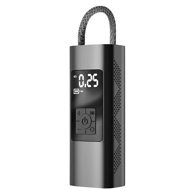 

Wireless Car Air Compressor, Mini Auto Electrical Air Pump, Dual-use For 6000mAh Power Bank Tire Inflatable Pump Inflator