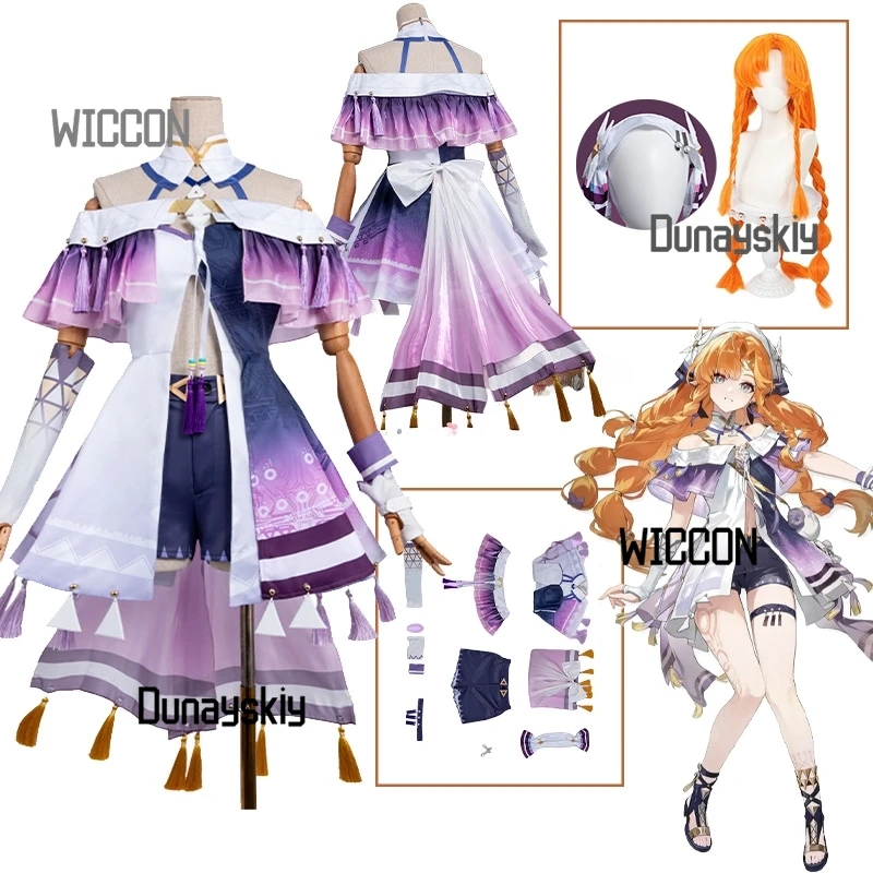 sigrika-wuthering-waves-jeu-femmes-cosplay-costume-perruque-accessoires-violet-lolita-jupe-short-chapeaux-satge-fete-carnaval-sigrika