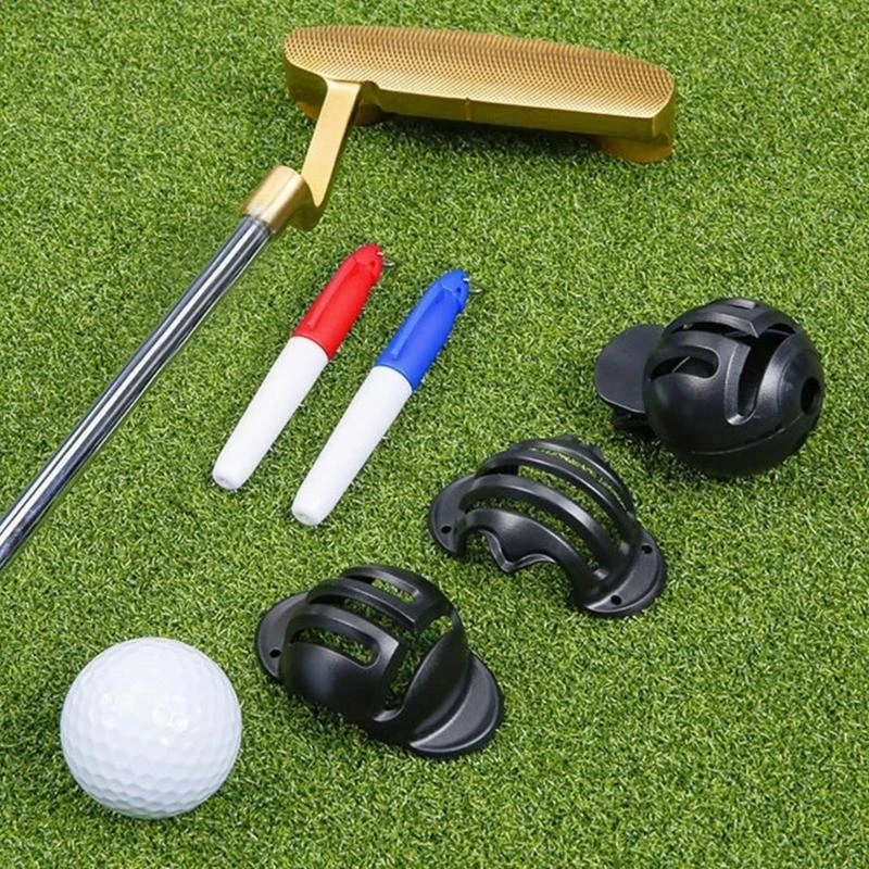 

Golf Balls Liner Marker With Pen Golf Balls Line Marking Alignment Tools K1YF