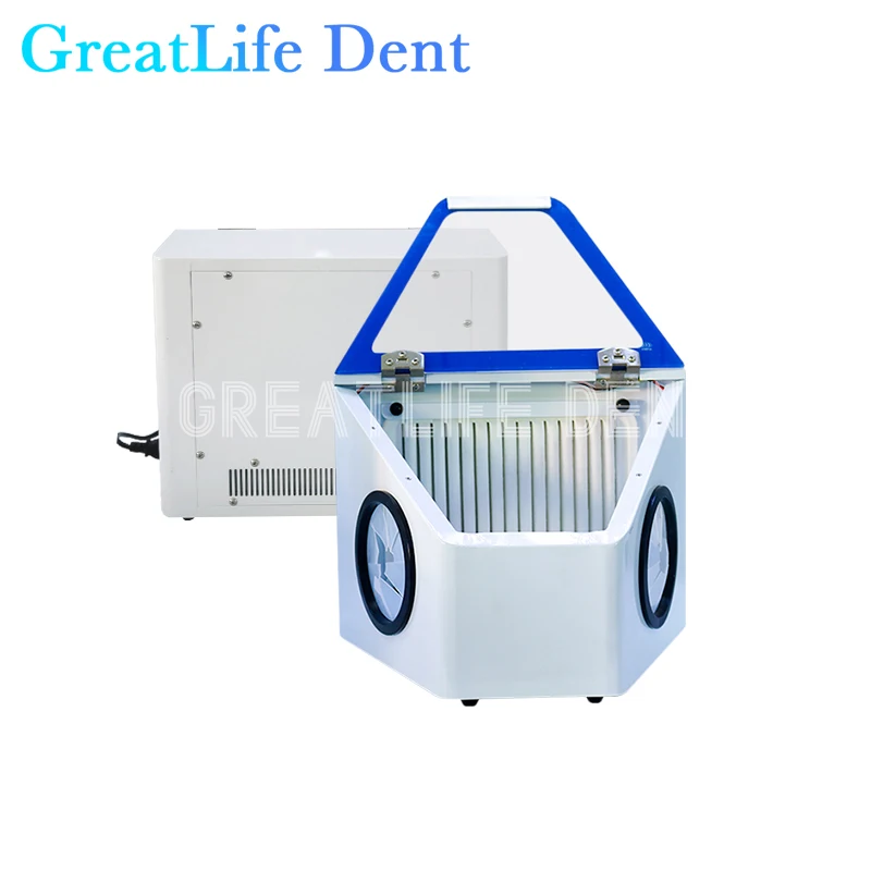 Dental Lab Clinic Dust Collector Vacuum Dust Extractor Box Lapping Protector Sandblasting Protector Box Dust box