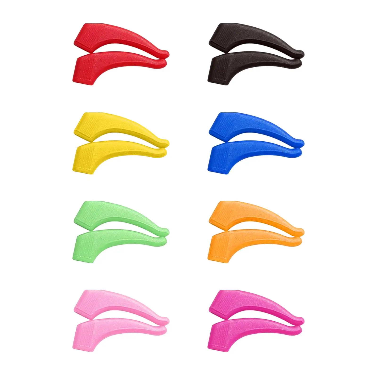 قطعتان من خطافات قبضة الأذن للنظارات المضادة للانزلاق، حامل أكمام للنظارات للأطفال والكبار