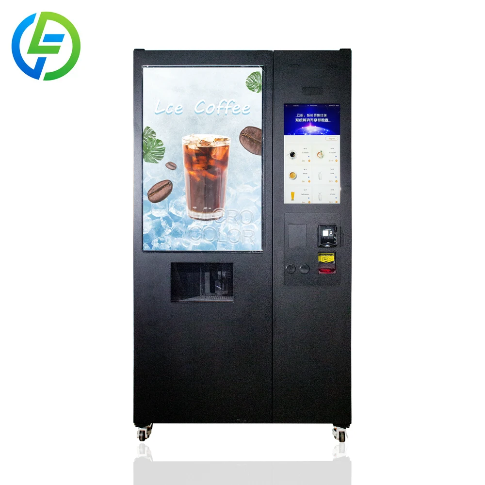 

Office Coffee Vending Machine Customized Commercial Automatic Quick Espresso Fresh Ground with Card Payment Business Grade