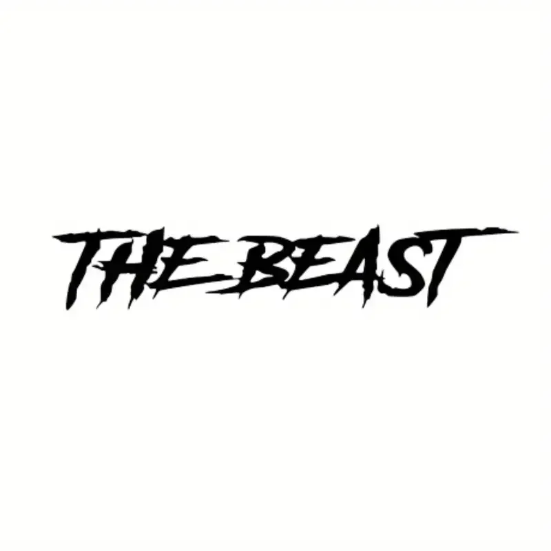 LYKX The Beast ملصق سيارة سيارة دراجة نارية شاحنة نافذة الوفير المحمول ملصق حائط من الفينيل