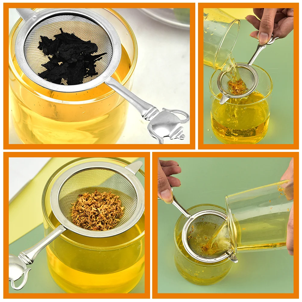 Infusores portáteis do filtro da peneira do filtro do filtro de chá para a malha solta do aço inoxidável dos potes do escritório