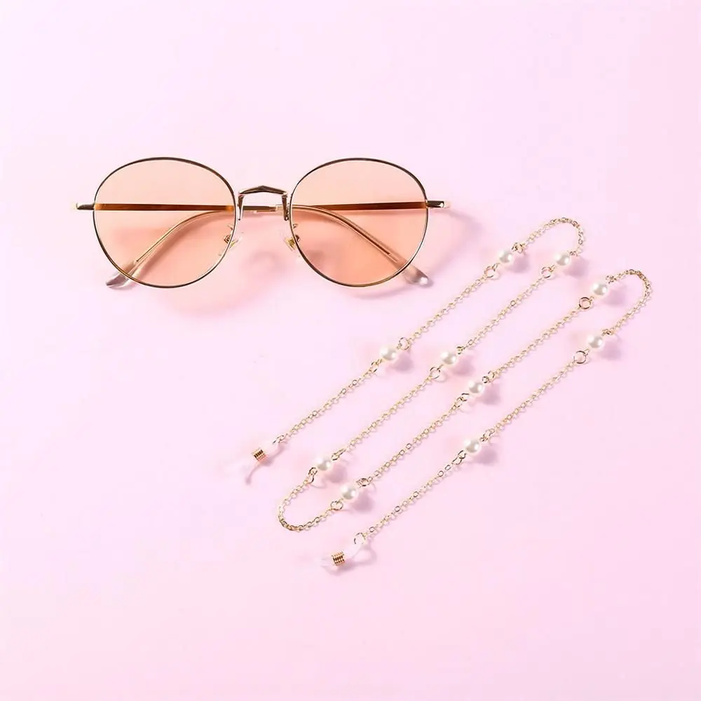 Women's Laces for Sunglasses Eyeglass Holder  Sunglasses Holder Pearls Sunglasses Chain Eyeglasses Chains