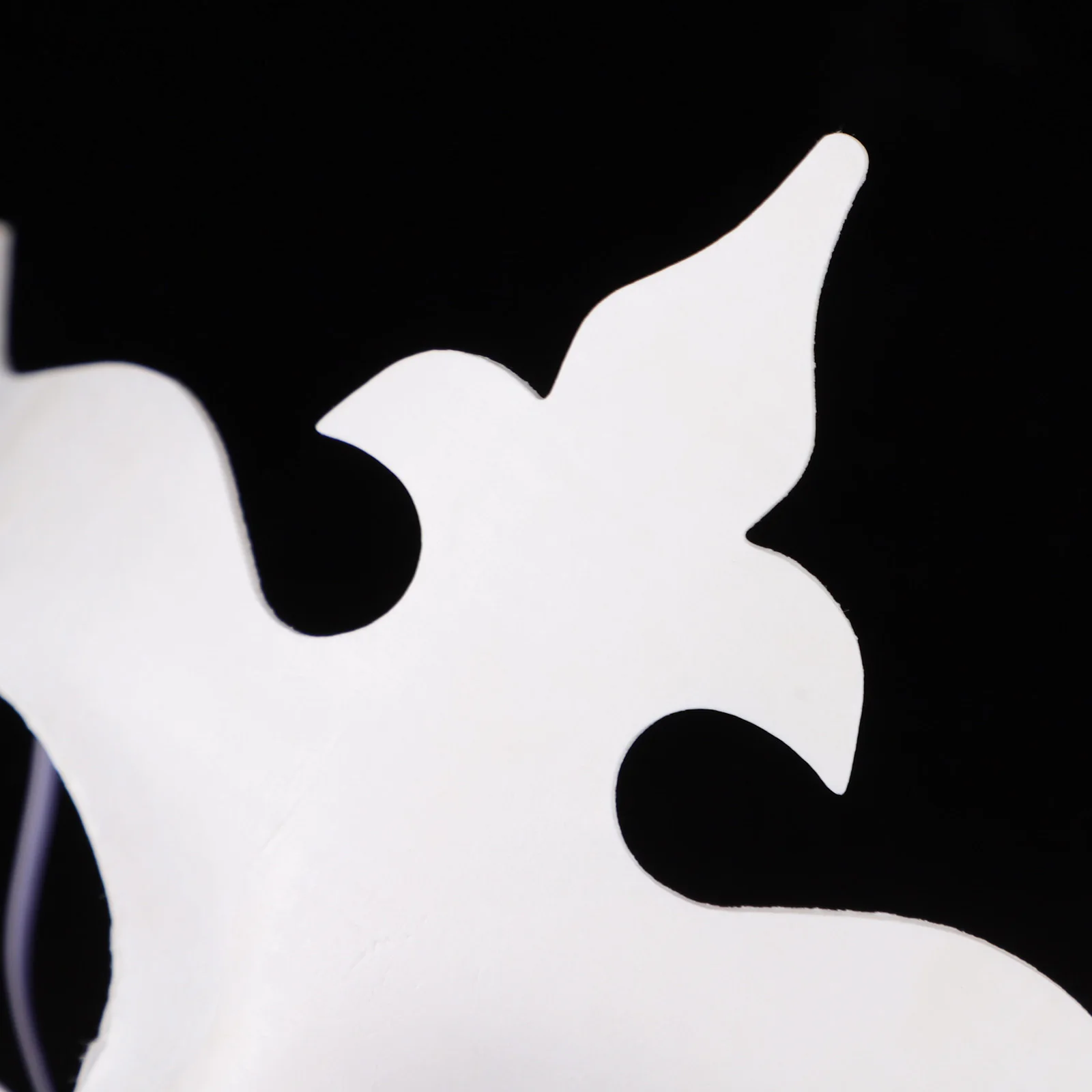 6Pcs Crown Blank Paper Masks Unpainted White DIY Masquerade Masks Paintable Half Face Party Prop Paper Blank Mask