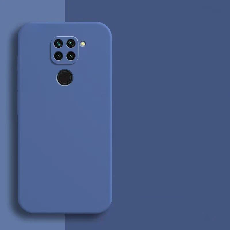 For Redmi Note 9 Luxury Liquid Silicone Phone Case for Xiaomi Redmi Note 9 4G Camera Protect Soft Cover Redmi Note9 Matte Case