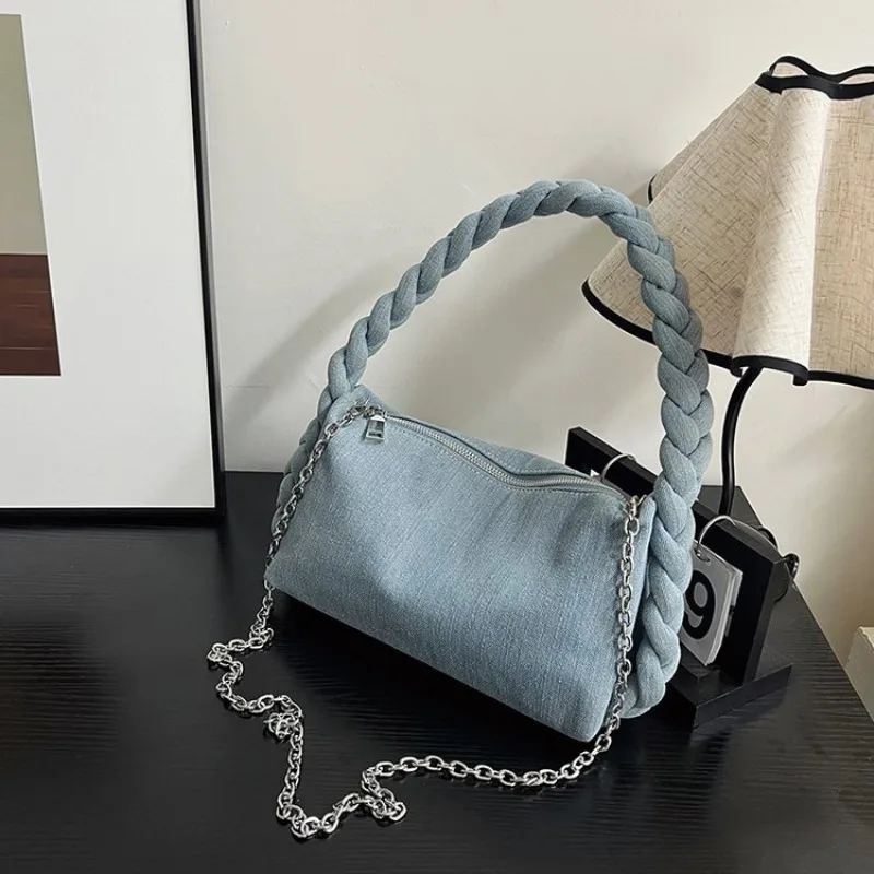 

Simple Luxury Diaper Bags For Women Elegant Leather Shoulder Bag Minimalist Vintage Large Capacity Fashionable Commuter
