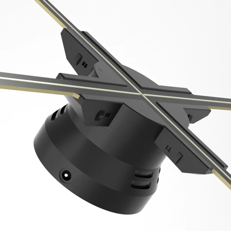 

Naked Eye 3D Holographic HD Stereo Advertising Machine For Fan With Multiple Spliced Rotating Screen