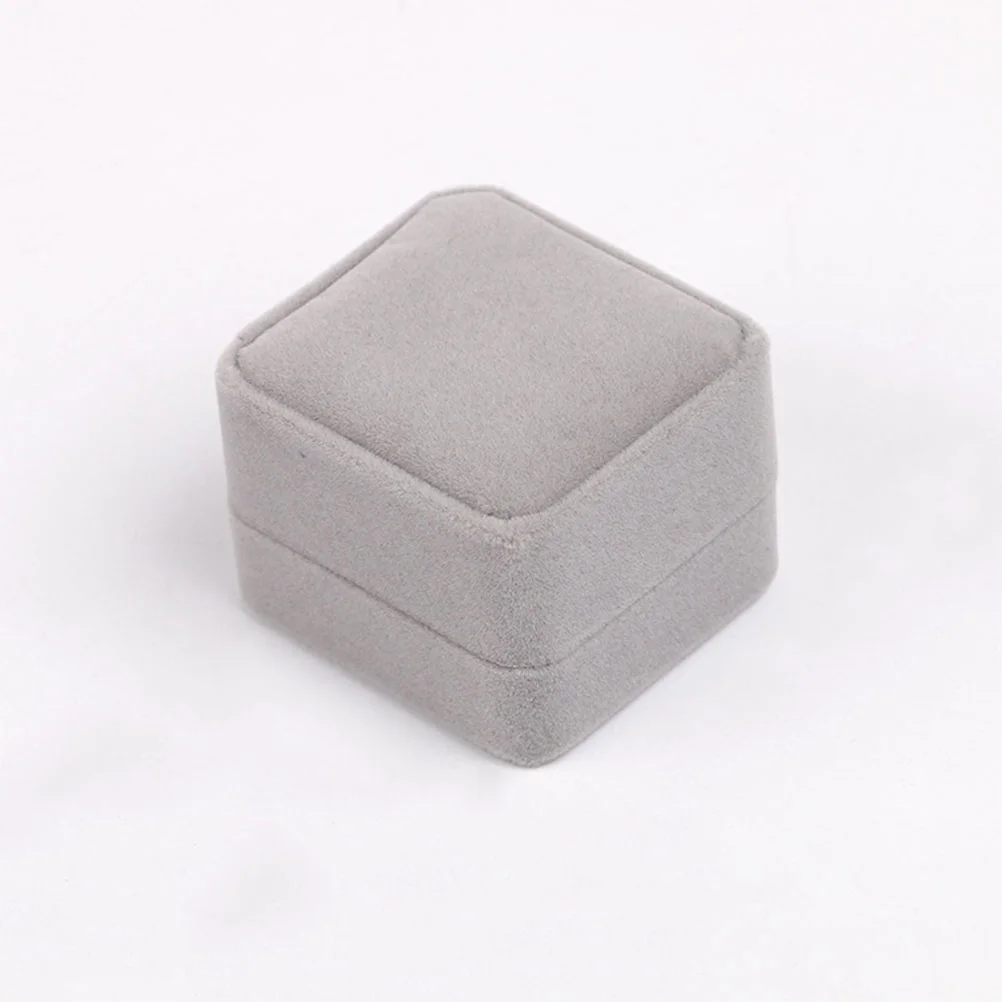 12 Pcs Optional Jewelry Boxes Packaging Case Ear Studs Packing Flannel Organizer