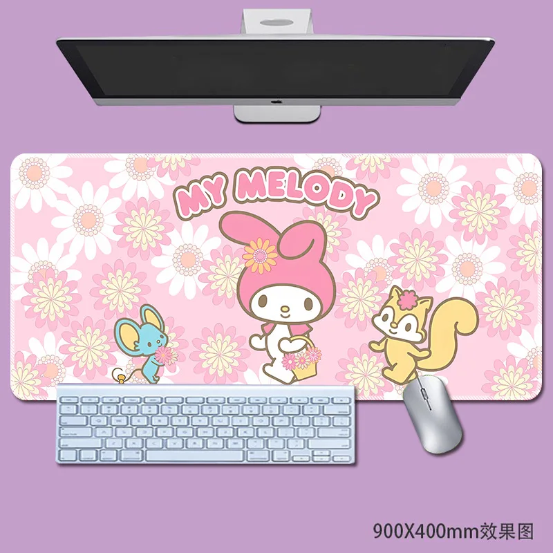 Kawaii Hello Kitty Muismat Leuke Cartoon Schrijftafel Pad Desktop Decoratie Vrouwen Levert Vrouwelijke Studenten Gift Groothandel