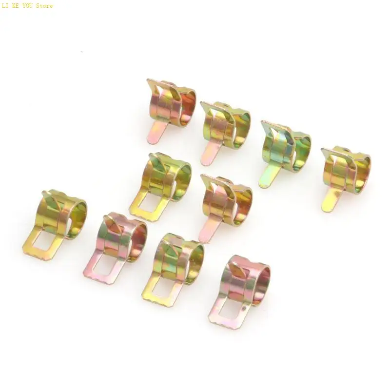 W3JE 10x 10mm 0.39プーセンアタッチェアレソートオードアウアウアウアロサージチューブクランプ留め具