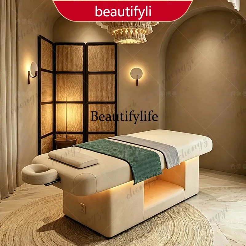 F150 New storage beauty bed medical beauty Thai ear picking massage bed high-end beauty salon with luminous