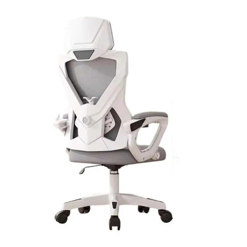 Mesh Office Lazy Swivel Chair Luxury Bedroom Nordic White Modern Chair Study Rolling Cadeira De Escritorio Office Furniture