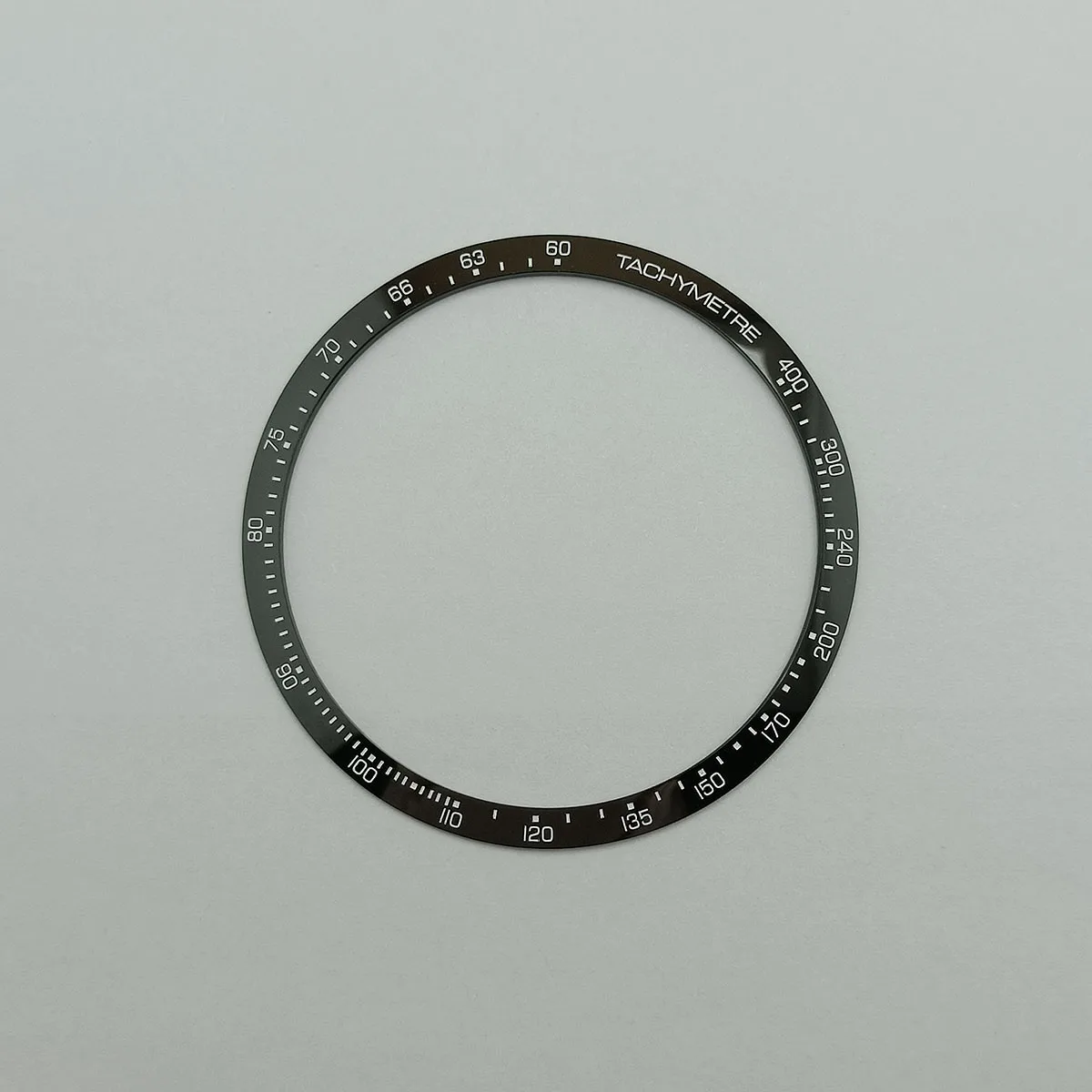 Sloping Ceramic Bezel Insert 42.9mm*37.2mm Watch Replacement Watch Parts No Lumious