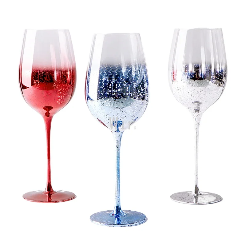 Creative 160-550ml Dream Starry Sky Series Goblet Handmade Crystal Glass Red Wine Champagne Cup Family Holiday Gift Drinkware