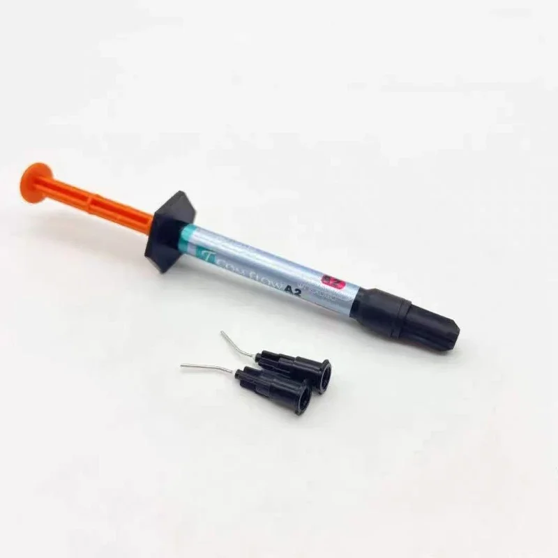 3/6PCS Resina fluida composita dentale A2A3 Nano ibrido Riparazione dei denti Resina fotopolimerizzante dentale Materiale fotopolimerizzabile orale