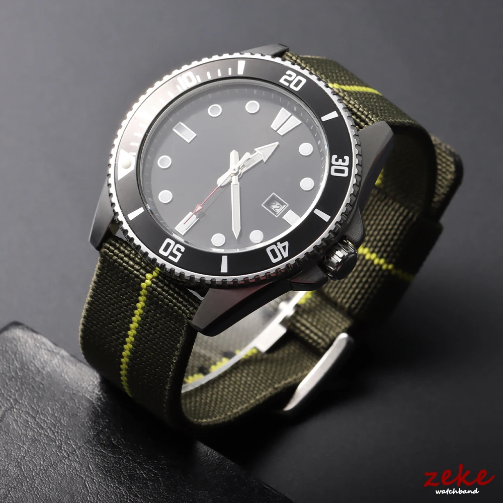 النايلون حزام ساعة اليد 18 مللي متر 20 مللي متر 22 مللي متر 24 مللي متر حزام الساعات ل Omage ساعة قماش العصابات الرياضية الرجال النساء معصمه الإفراج السريع أساور