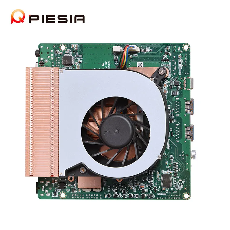 Piesia 12th Gen Core I3 I5 I7 2 LAN 2,5G placa base de PC Industrial I5-1240P 2 DDR5 2 * HD/tipo-c 1 * DP X86 Nano ITX placa base