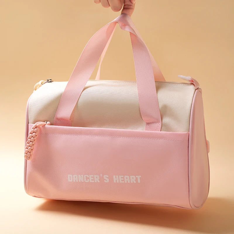 Kids Dance Ballet Bag Large Capacity Fashion Bag Custom Dance Bag Kids Travel Bag Lace Bag for Girls Yoga Bag
