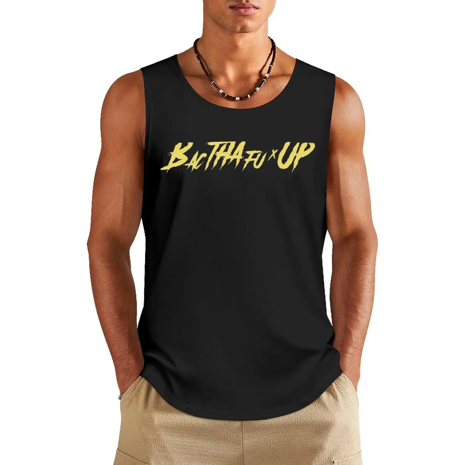 

Colorful 80 Degrees Karan Bac Tha FuUp Limited Edition Tank Top t shirts Sportswear for men t-shirt gym man t-shirt Men's