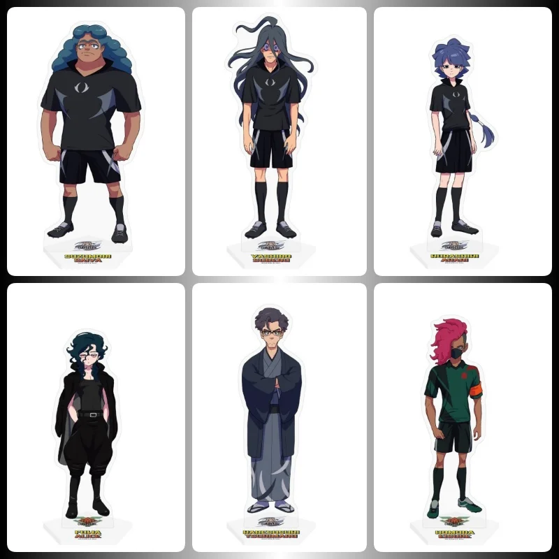 Inazuma Eleven: Victory Road Anime Suzumori Saiya Niikuro Konami Uchinari Kaiji Acrylic Stand keychain Toys Gifts 15cm