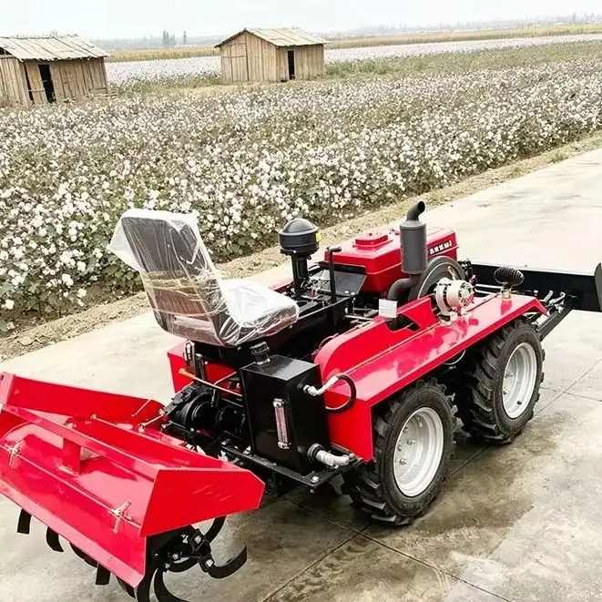

Customized Easy Assembled Four Wheel Tractor with Wheel Rotary Tiller & Wheel Type Micro Tiller