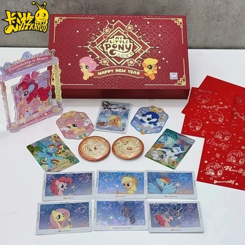 Kayou My Little Pony:Friendship Is Magic Card Eternal Friendship New Year Gift Box Pack Cute Pack Collectible Cards Gift Toys