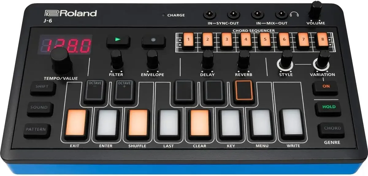 For Machine à jus de chansons portable J-6 compacte Roland AIRA avec son et caractéristiques professionnelles | Moteur