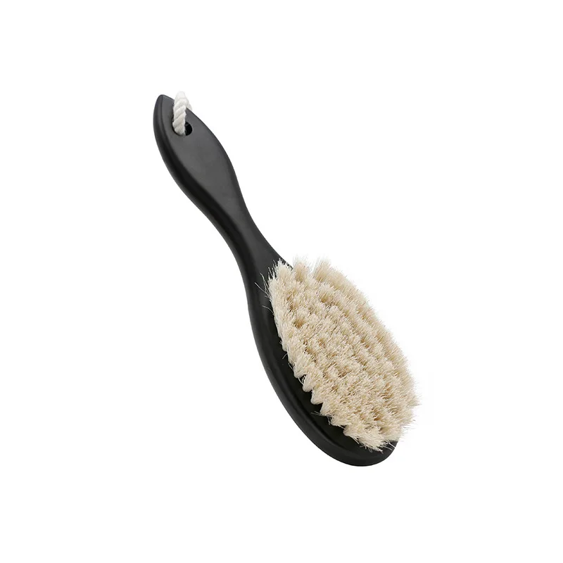 для волос Double-sided Comb Brush Bristle Hair Beard Styling Tools for Men Pro Shave Beard Brush Barber Carving Cleaning Brush