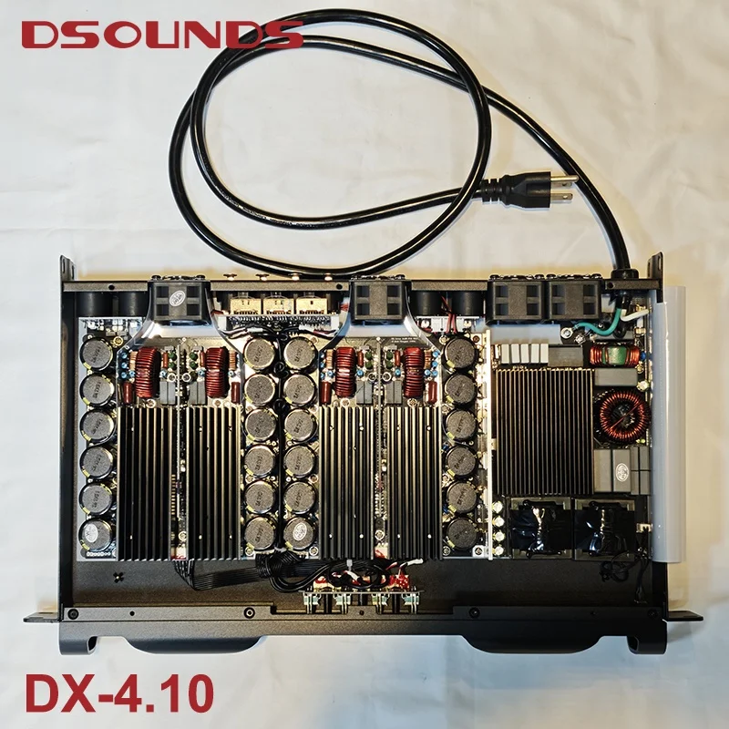 Class D 1U Power Amplifier 1000Wx4 Professional Digital Power Amplifier  Stereo Power Amplifier for for Line Array Speaker